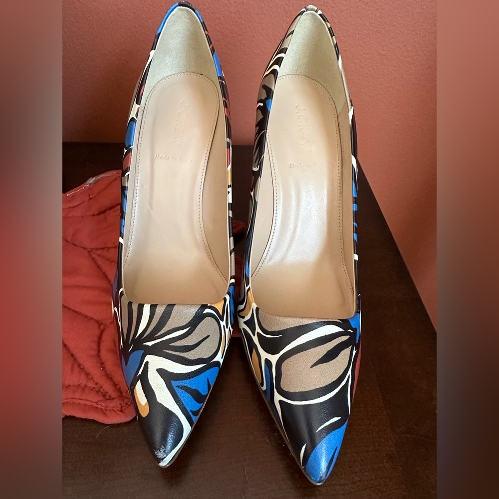 J crew gonuine leather made in Italy